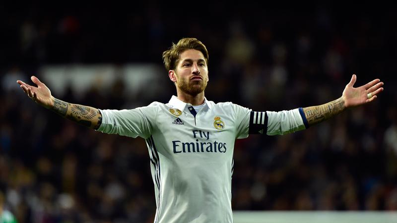 Pesepak Bola Profesional Sergio Ramos Dari Spanyol