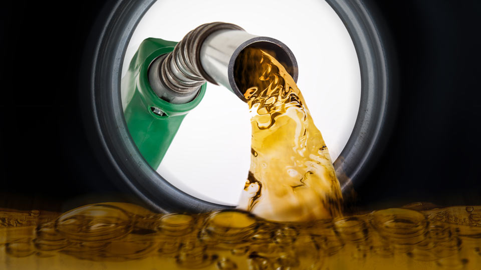 Sebuah Cairan Solar Bahan Bakar Kendaraan Atau Mesin