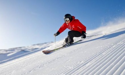 Olahraga Papan Ski Saat Musim Salju Turun
