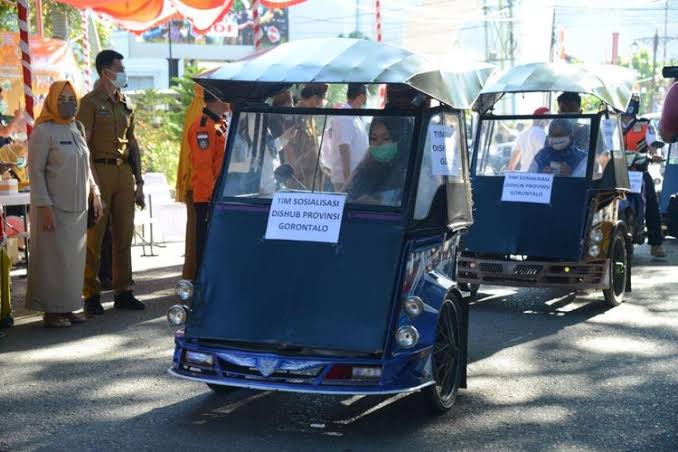 Kendaraan Unik Bentor Dengan Penggunaan Mulai Berkurang